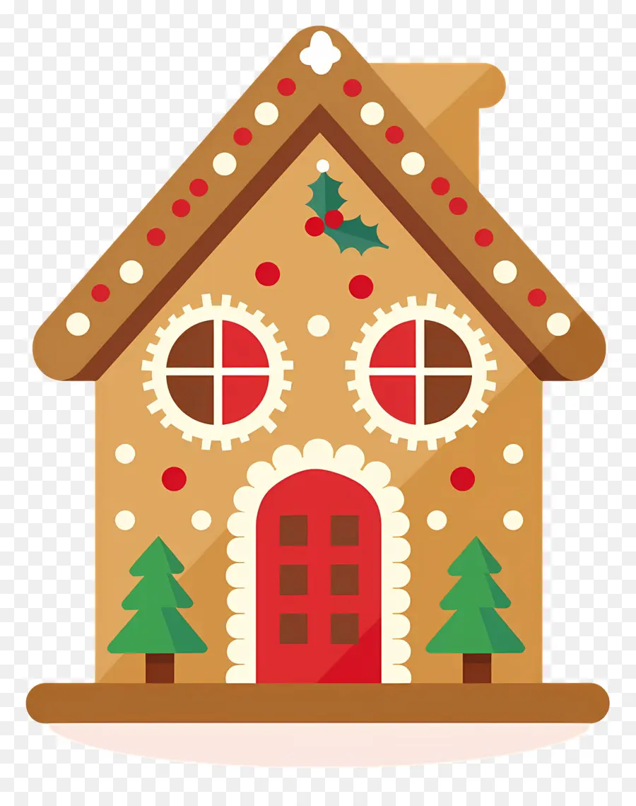 Maison En Pain D'épices De Noël，Maison En Pain D'épice PNG