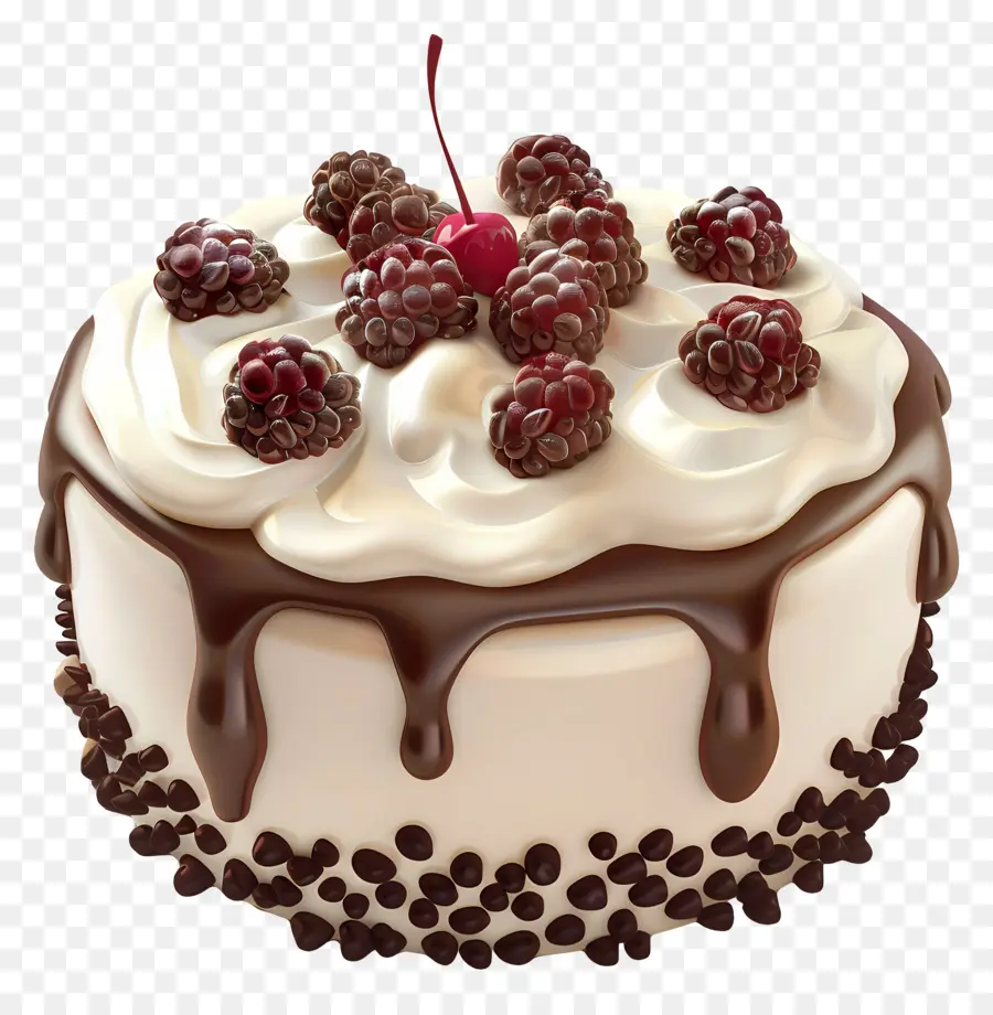 Gâteau 3d，Gâteau Au Chocolat PNG