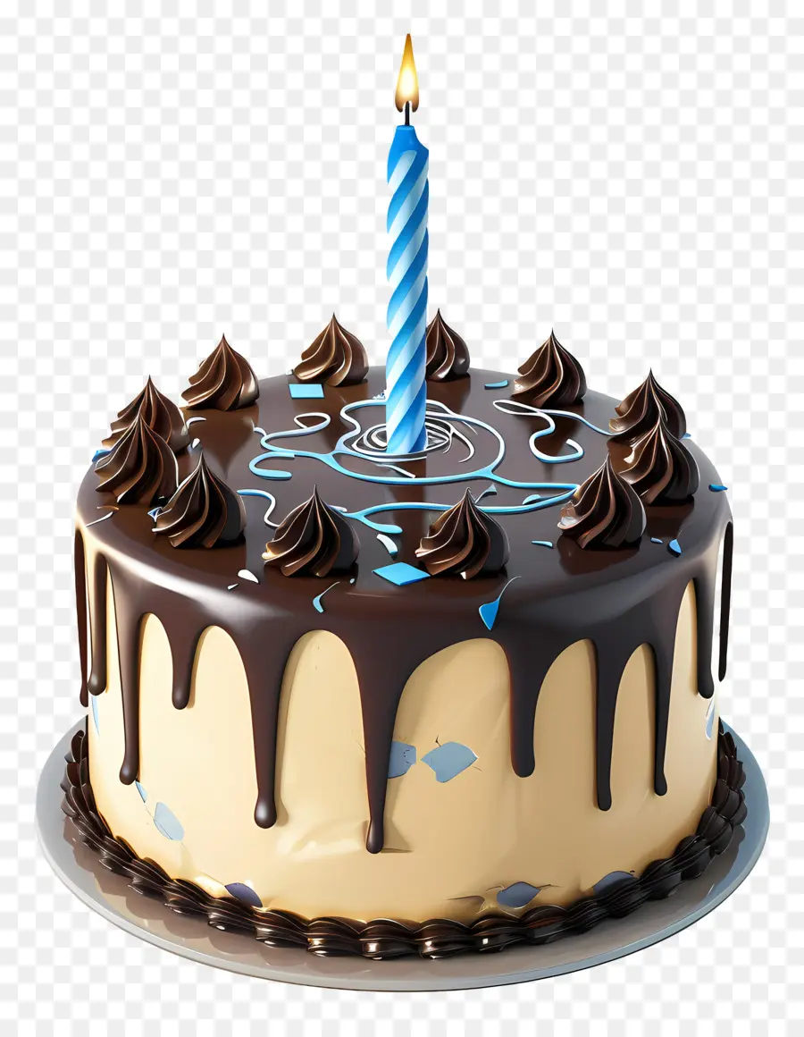 Gâteau D'anniversaire Modèle 3d，Gâteau Au Chocolat PNG