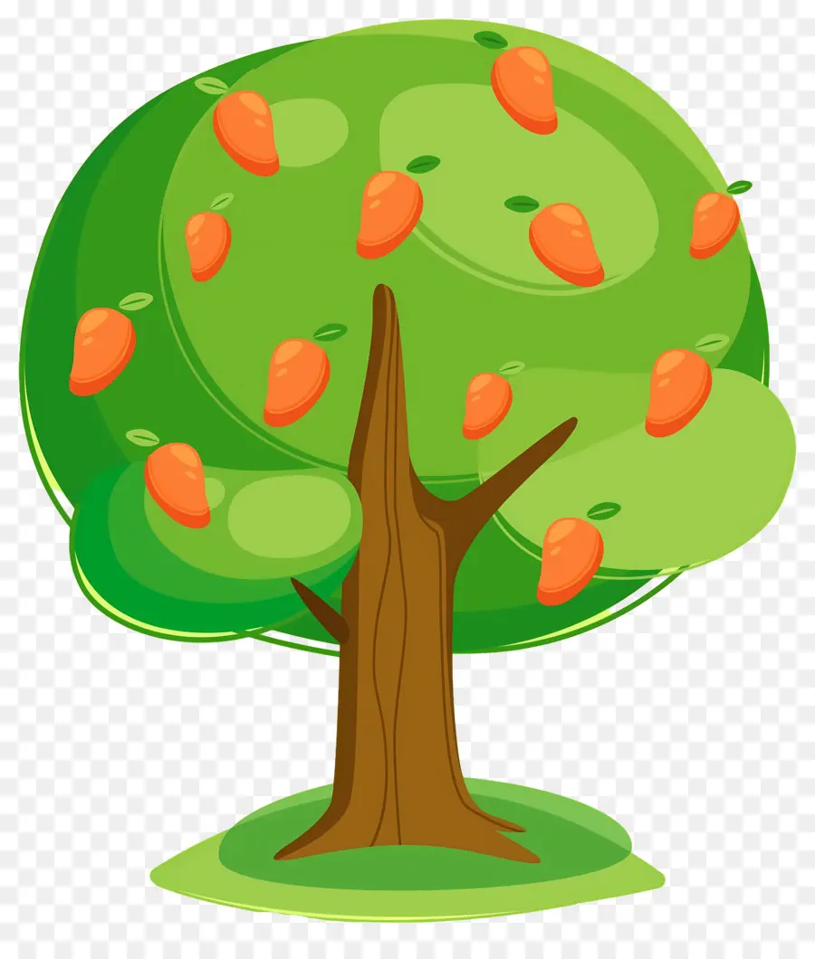 Manguier，Arbre Fruitier PNG