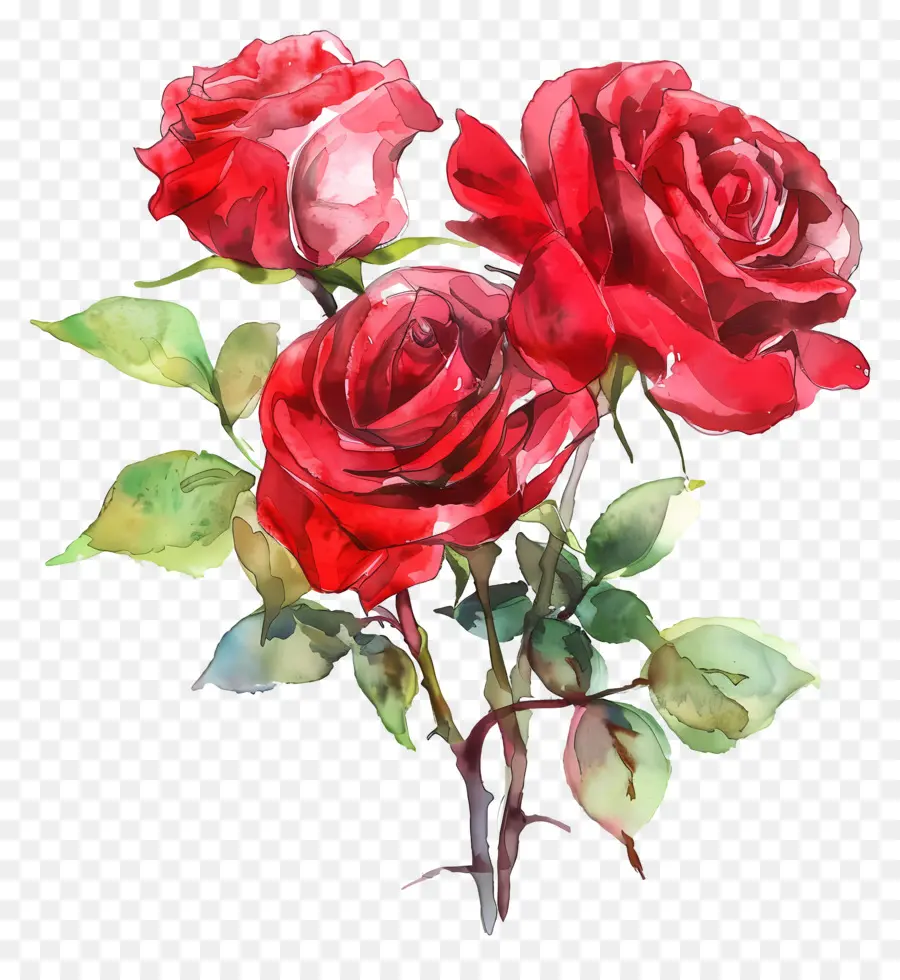 Fleur Rose，Bouquet De Roses Roses PNG