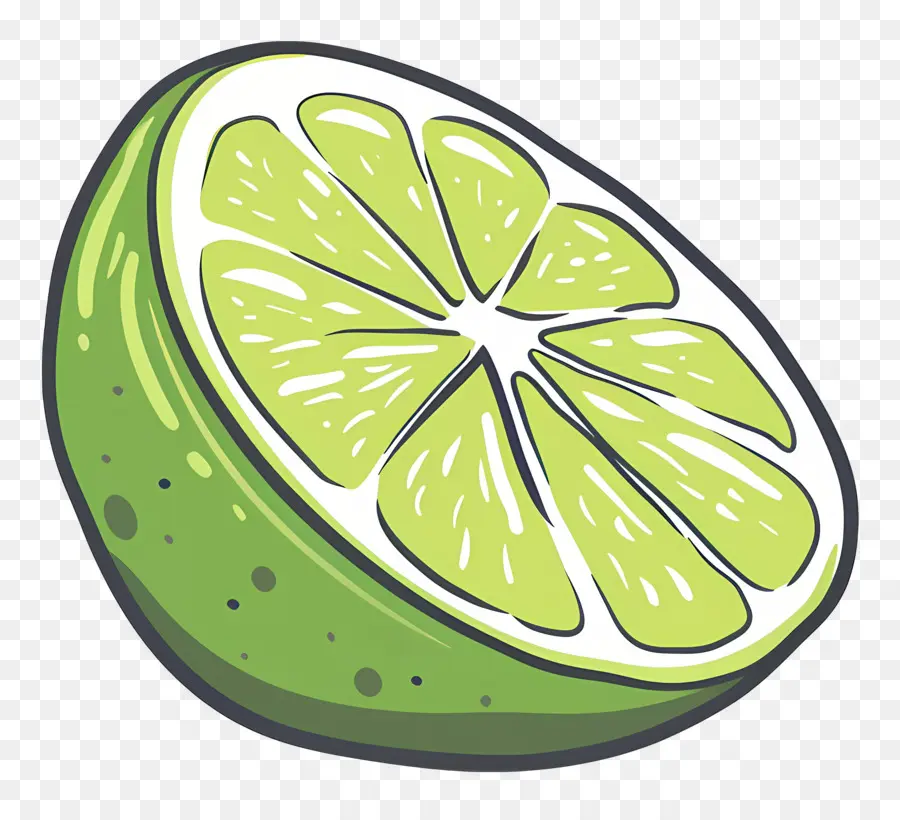 Citron Vert，Tranche De Citron Vert PNG