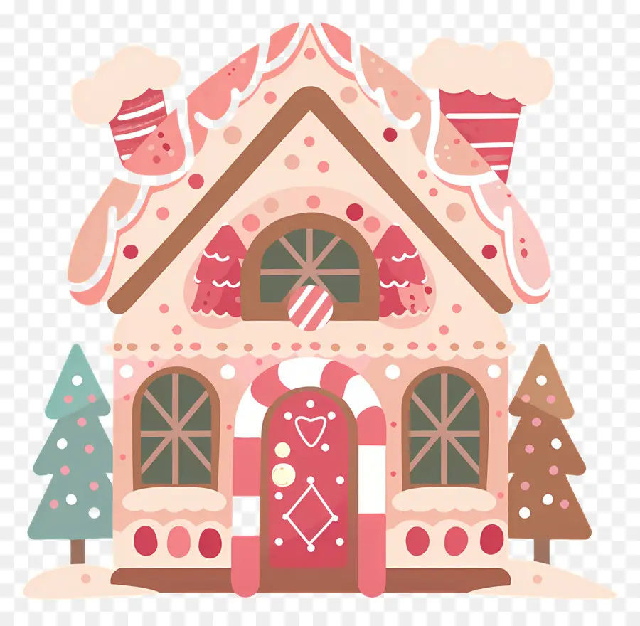 Maison En Pain D'épices De Noël，Maison En Pain D'épice PNG