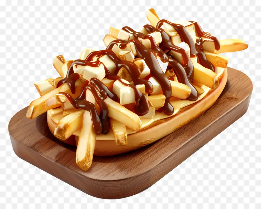 Poutine，Poutine à La Crème Sure PNG