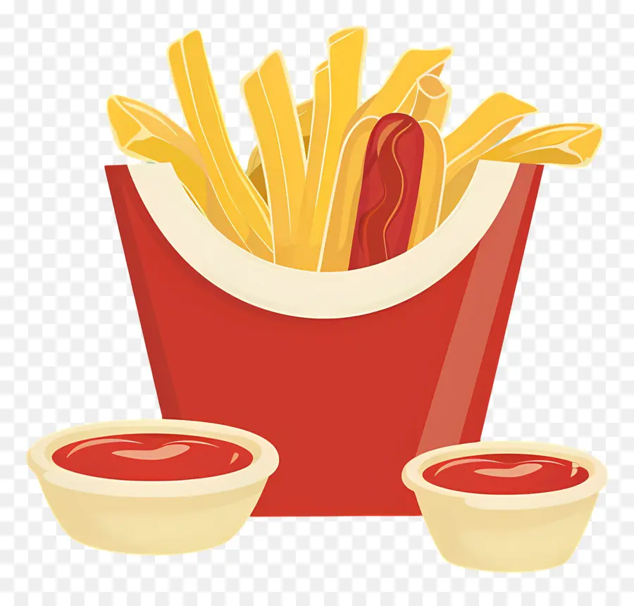 Salchipapa，Frites Et Saucisses PNG