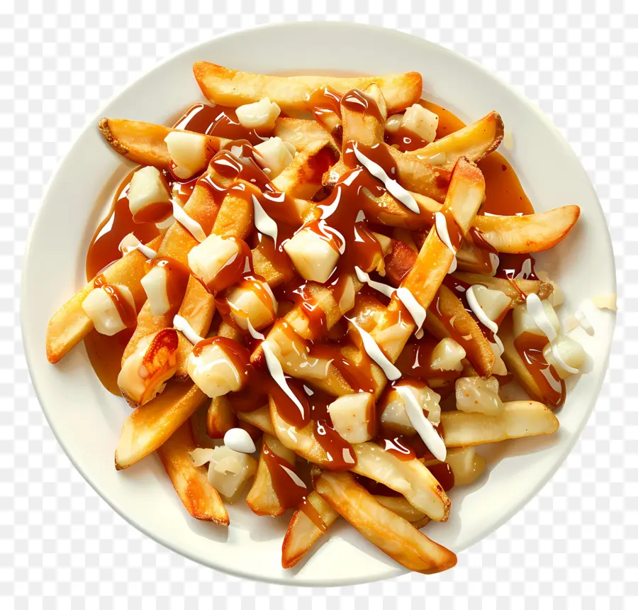 Poutine，Poutine En Sauce PNG