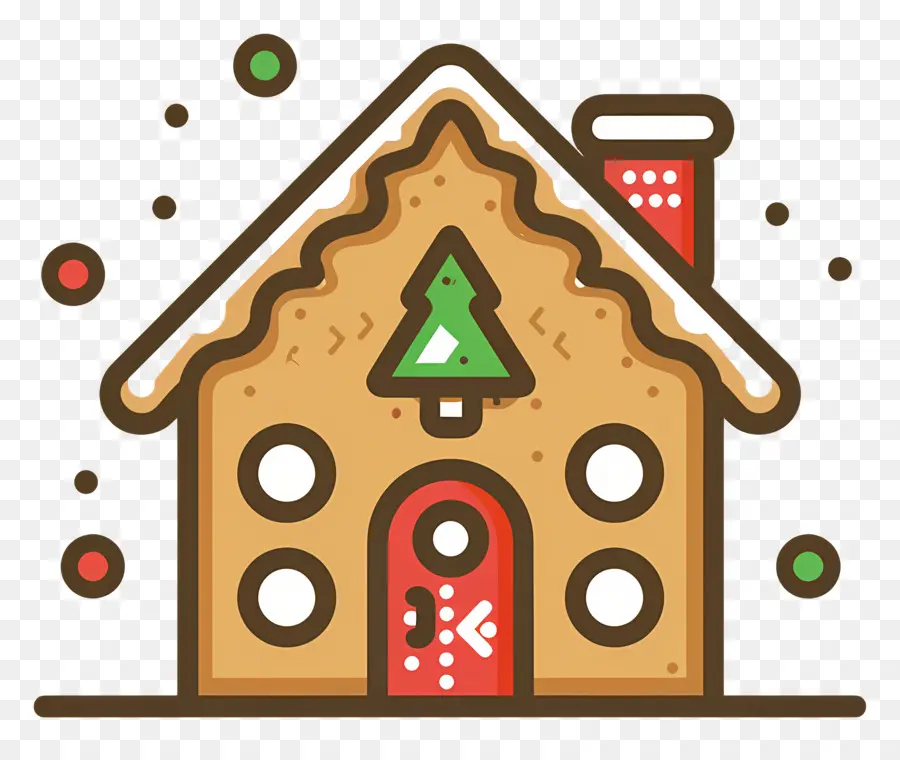 Maison En Pain D'épices De Noël，Maison En Pain D'épice PNG