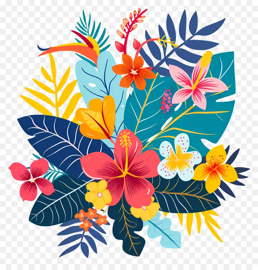 Fleurs Tropicales，Fleurs PNG