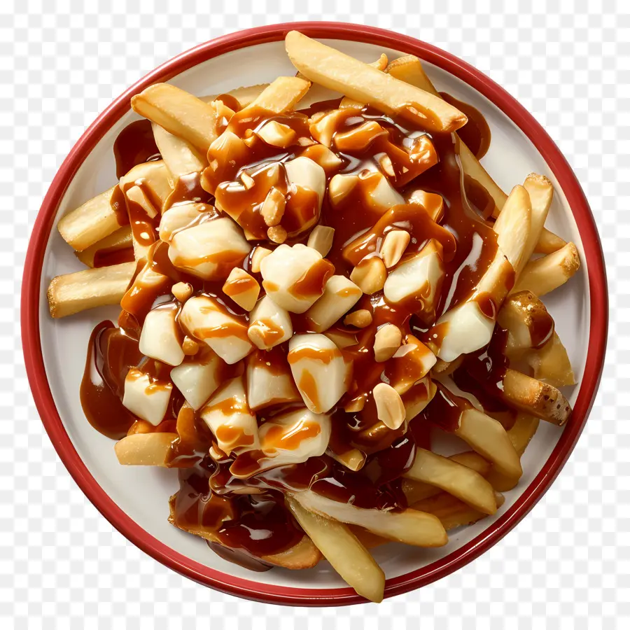 Poutine，Poutine Au Fromage En Grains PNG