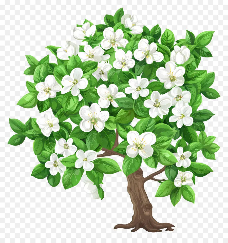 Arbre à Fleurs，Arbre En Fleurs PNG