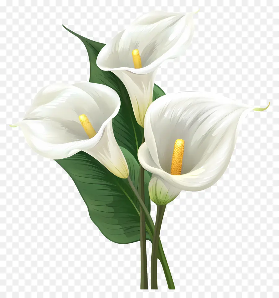 Lily Calla，Lys Calla Blancs PNG