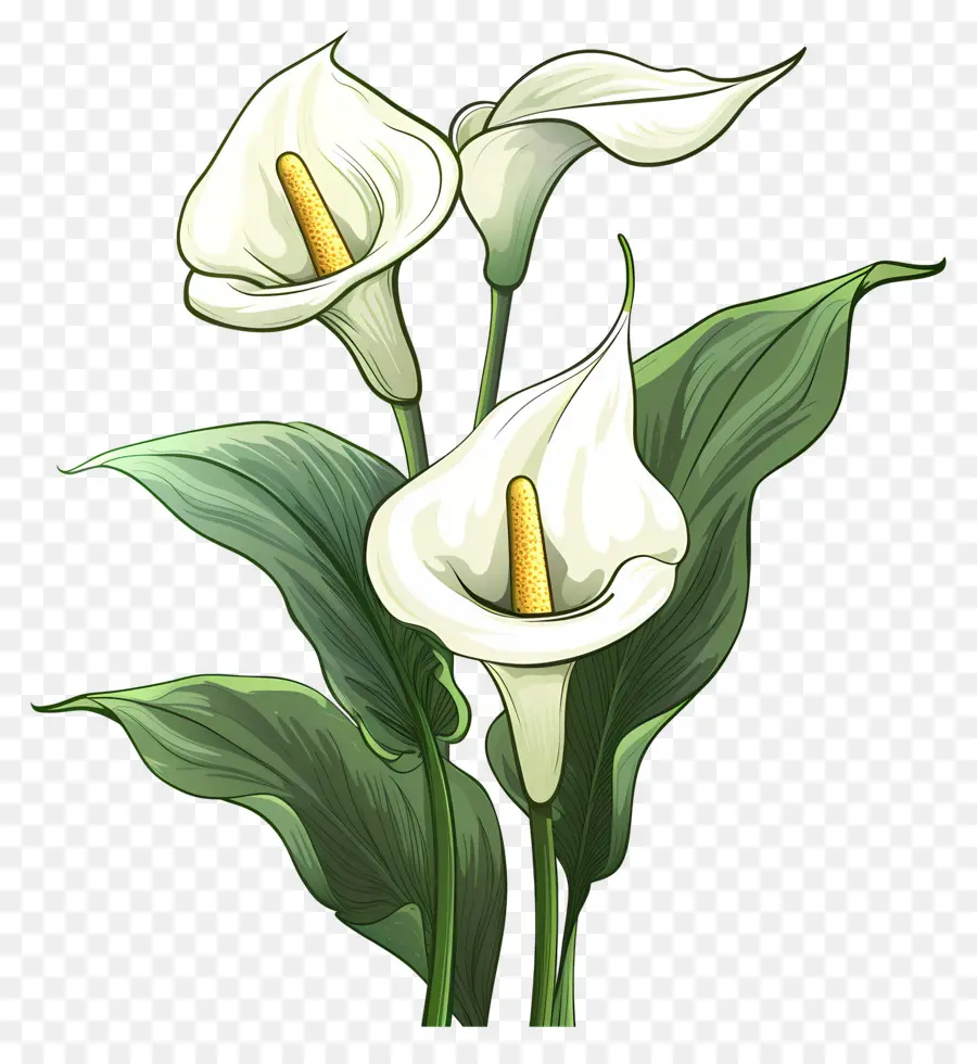 Lily Calla，Lys Calla PNG