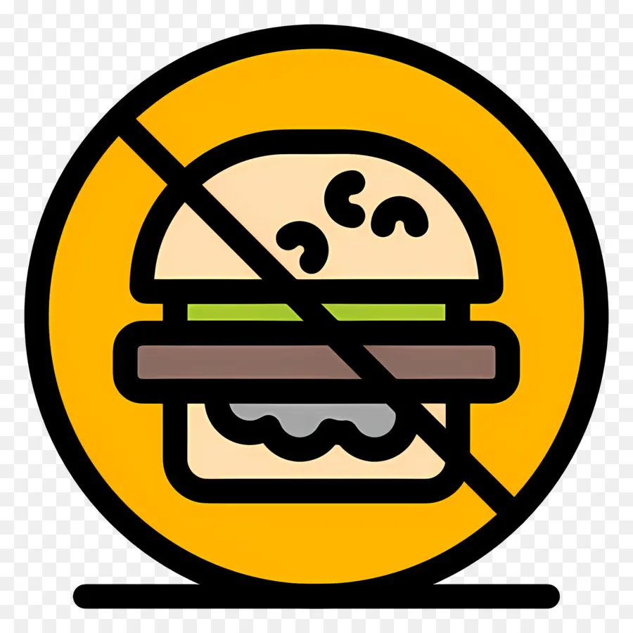 Pas De Nourriture，Pas De Hamburger PNG