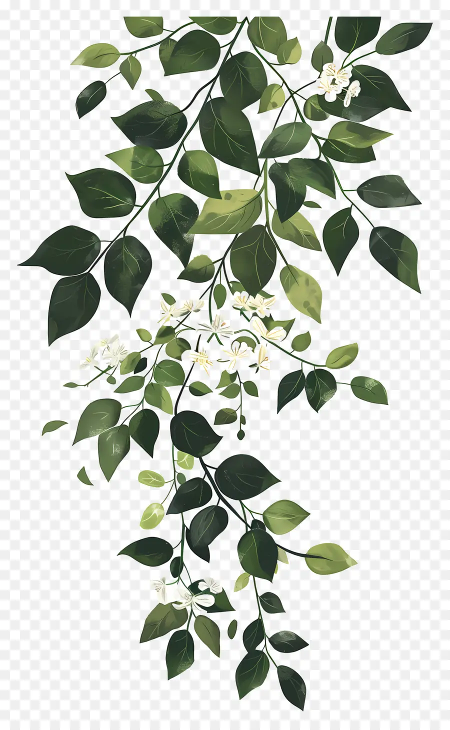 Plante Grimpante，Feuilles Vertes PNG