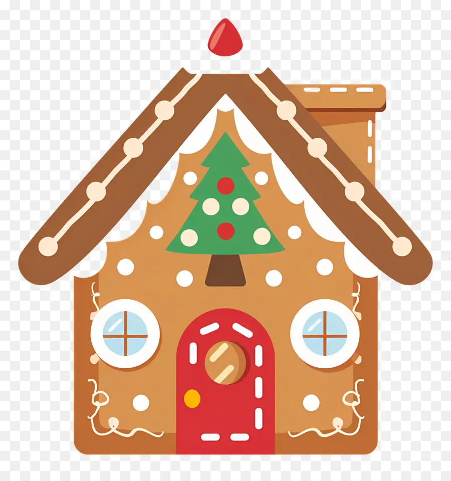 Maison En Pain D'épices De Noël，Maison En Pain D'épice PNG