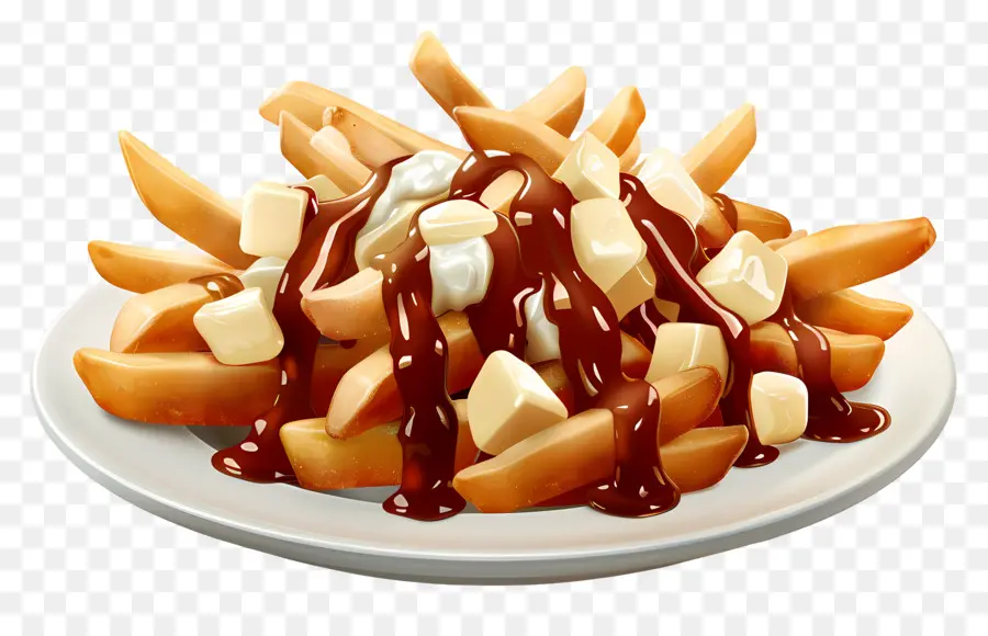 Poutine，Plat De Poutine PNG