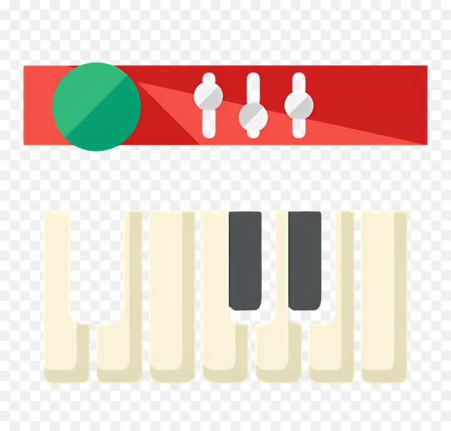 Clavier De Musique，Clavier Rouge PNG