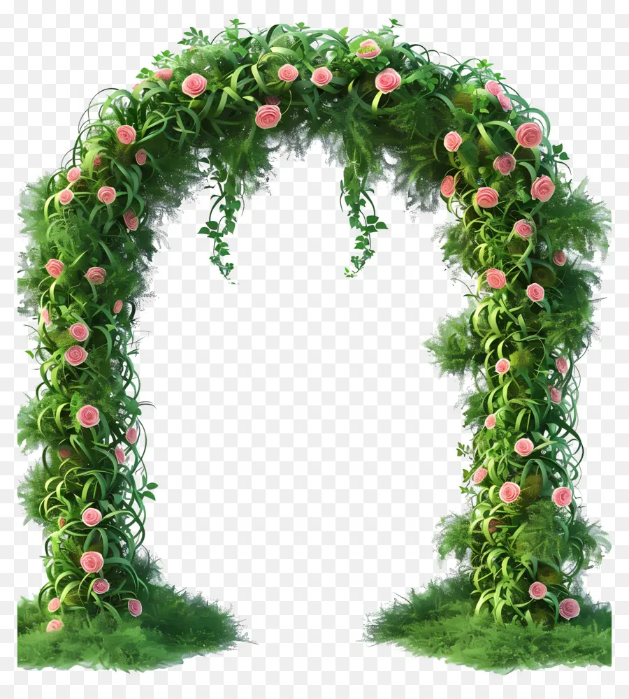 Arcade Florale，Arche De Roses Roses PNG