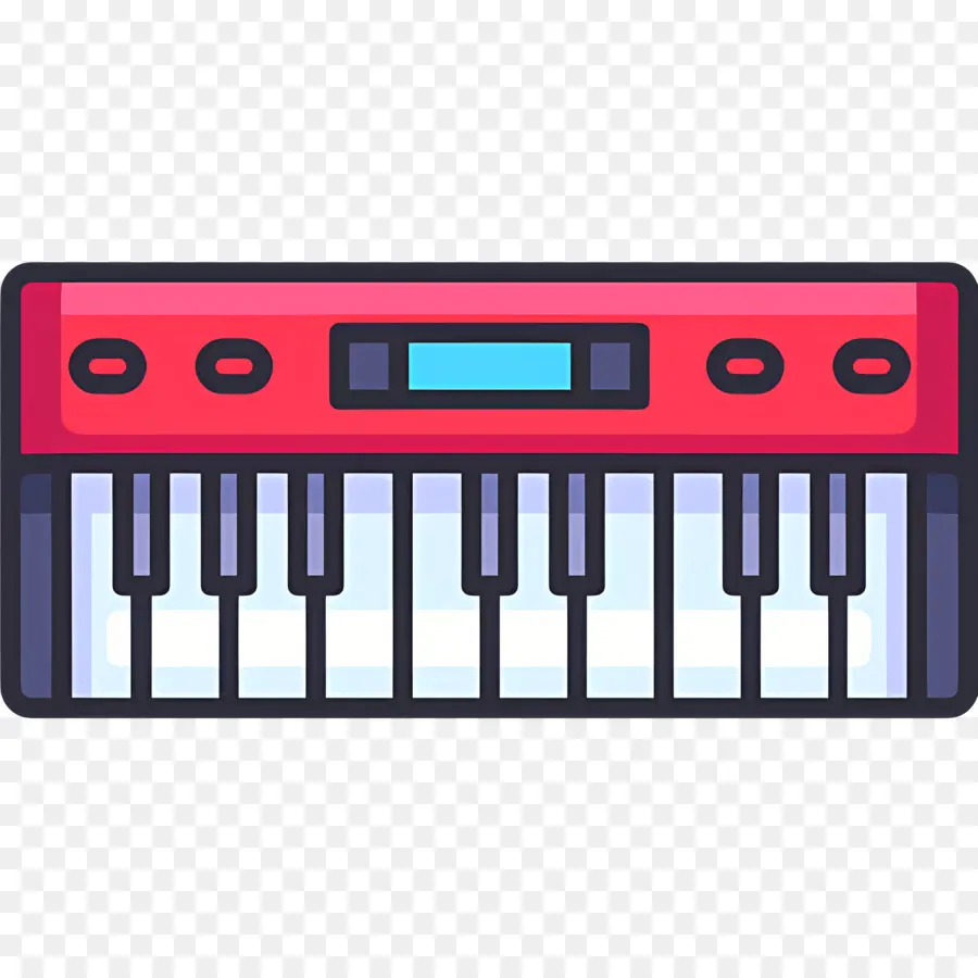 Clavier De Musique，Clavier Rose PNG