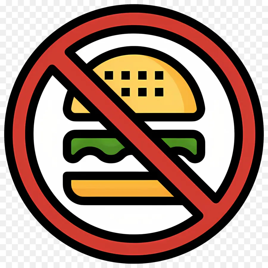 Pas De Nourriture，Pas De Hamburger PNG