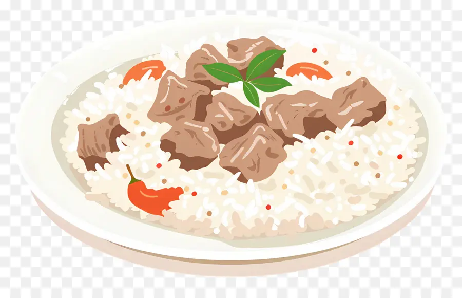 Pilaf，Riz Et Viande PNG