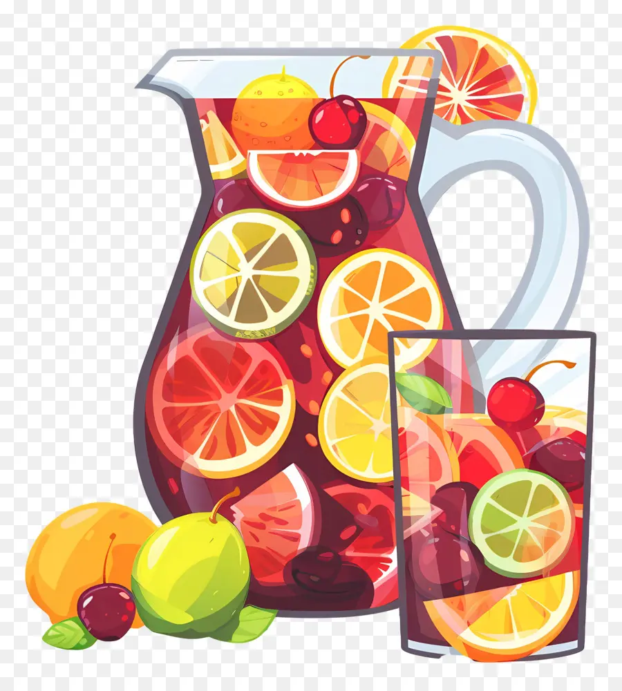 Sangria，Sangria Aux Fruits PNG