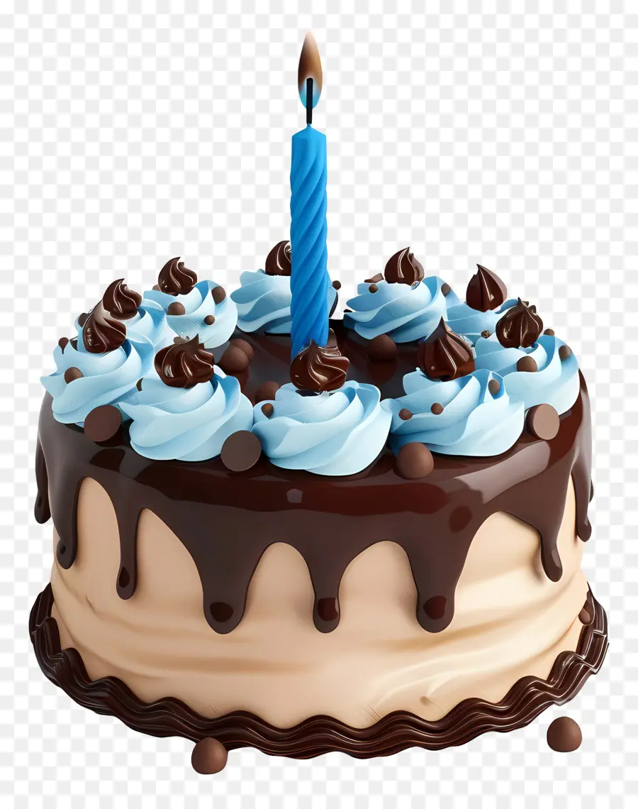 Gâteau D'anniversaire Modèle 3d，Gâteau Au Chocolat PNG