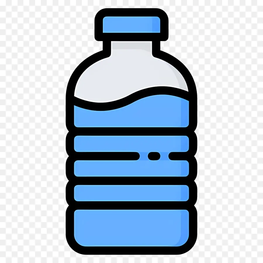 Eau Minérale，Bouteille Bleue PNG