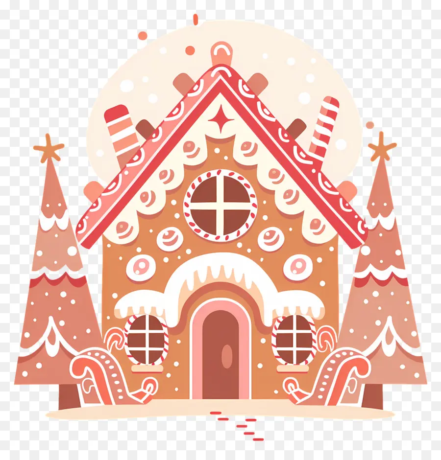 Maison En Pain D'épices De Noël，Maison En Pain D'épice PNG