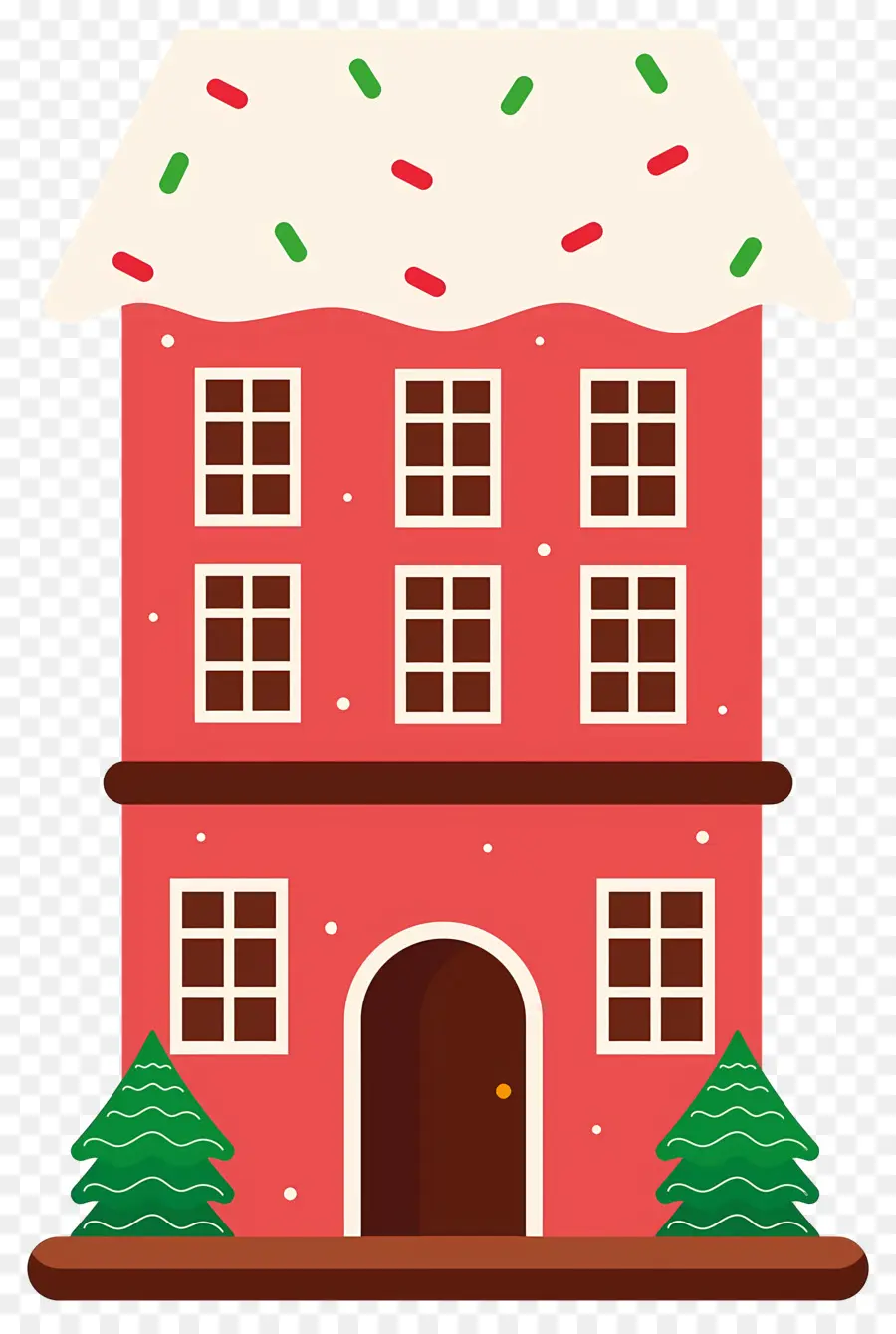 Maison De Noël，Grande Maison En Pain D'épice PNG