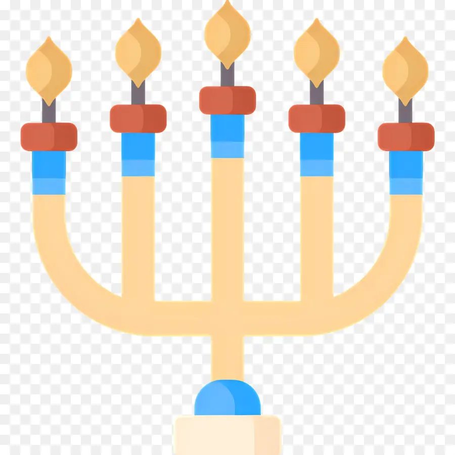 Hanoukka Menorah，Ménorah PNG