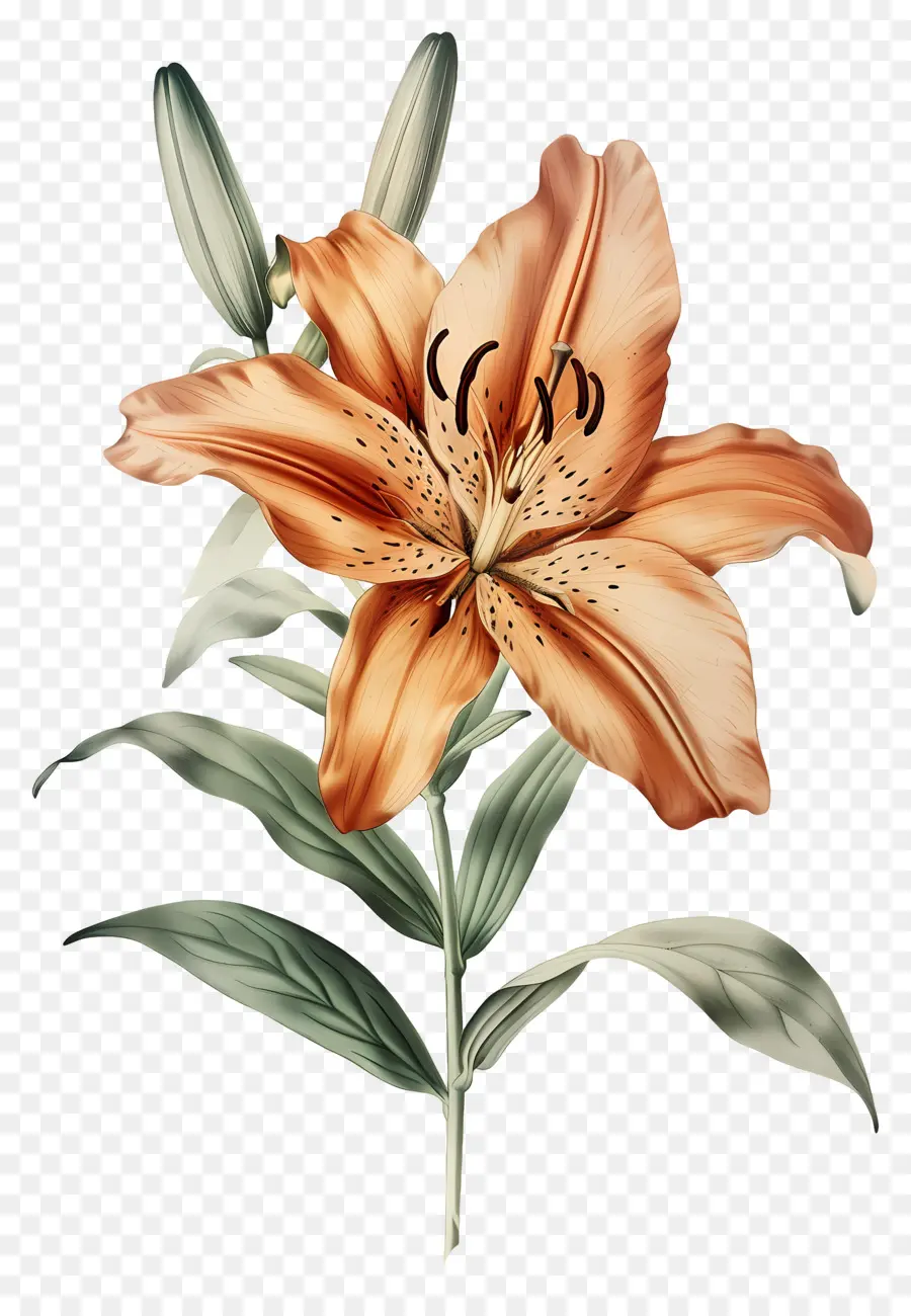 Fleur De Lys，Lys Oranges PNG