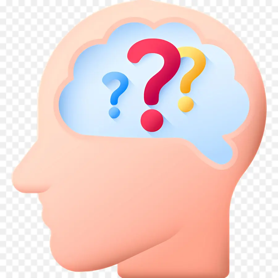 Cerveau Pensant，Point D'interrogation PNG