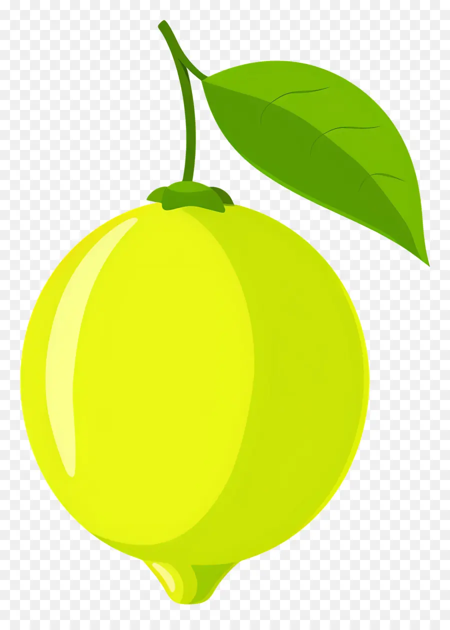 Citron Vert，Citron Avec Des Feuilles PNG