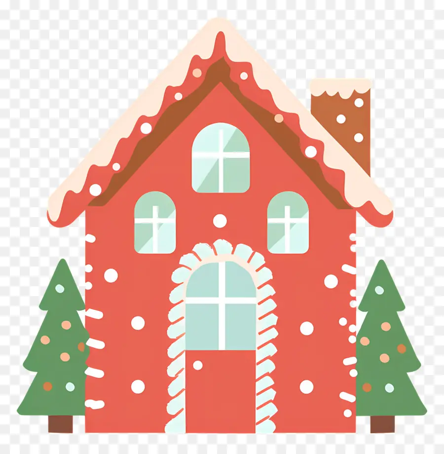 Maison En Pain D'épices De Noël，Maison En Pain D'épice PNG