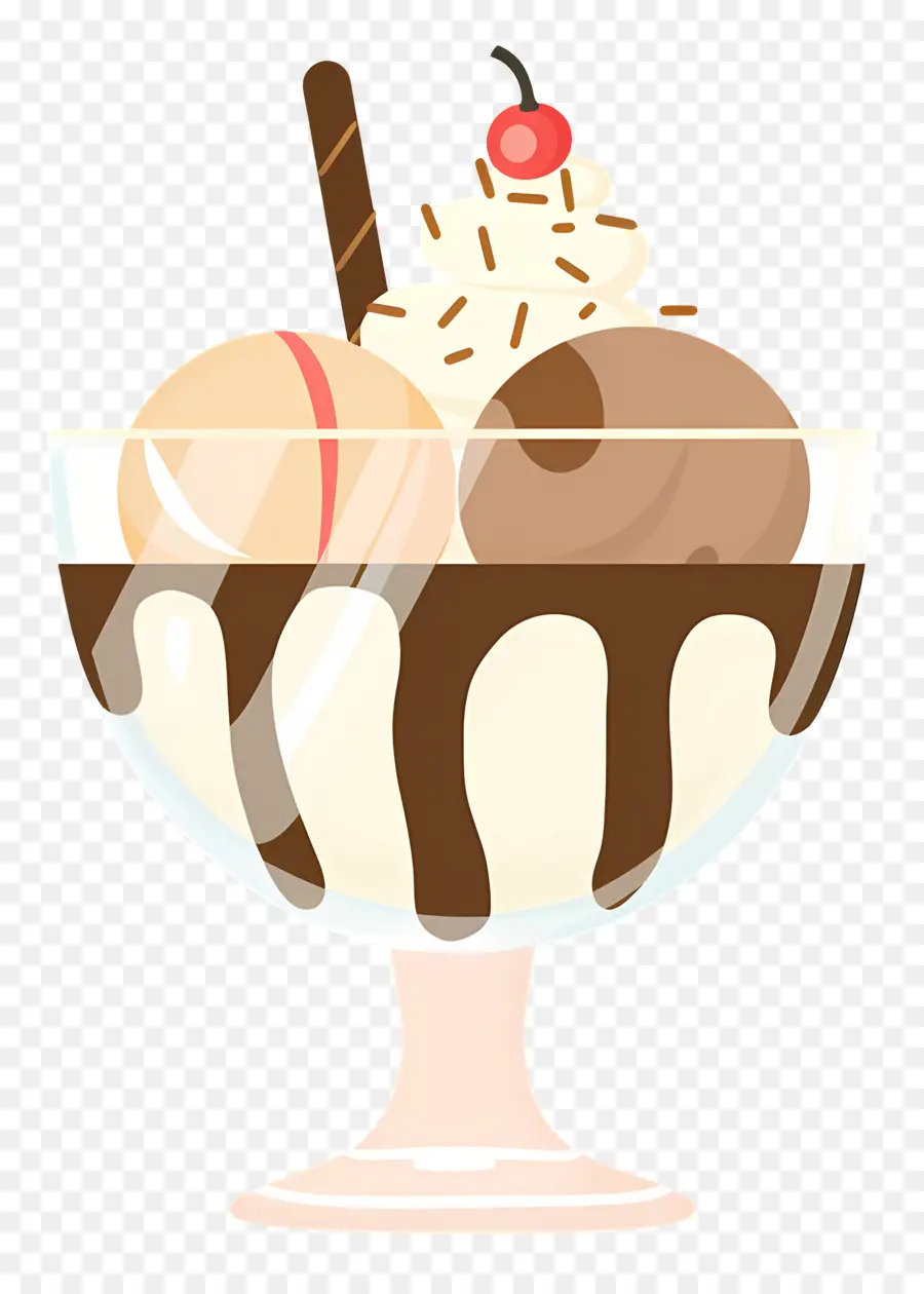 Coupe Glacée，Chocolat PNG