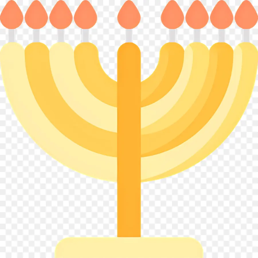 Hanoukka Menorah，Menorah PNG