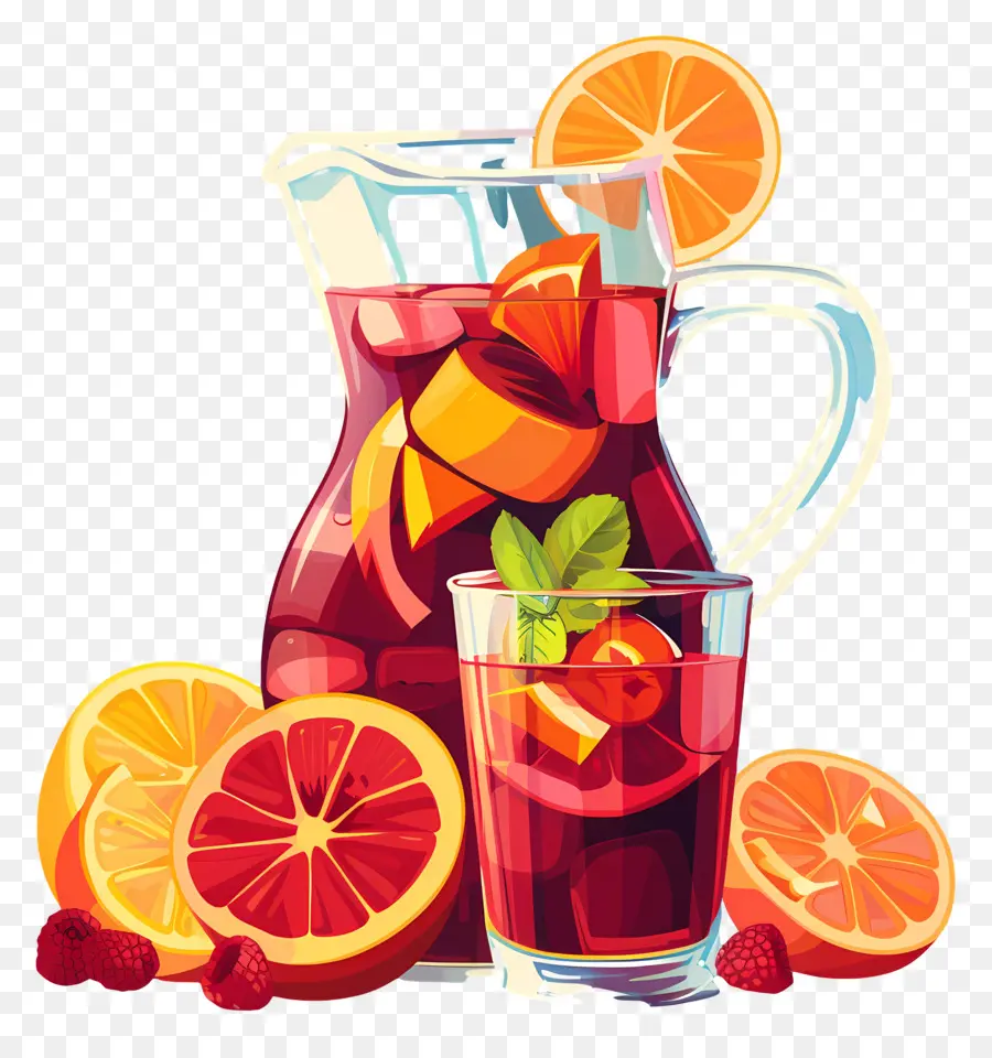 Sangria，Sangria Aux Fruits PNG