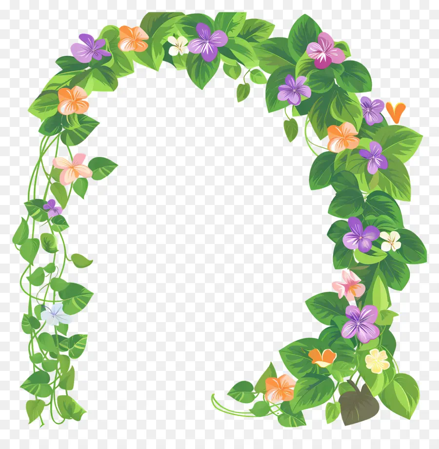 Arche Fleurie，Arche Florale PNG