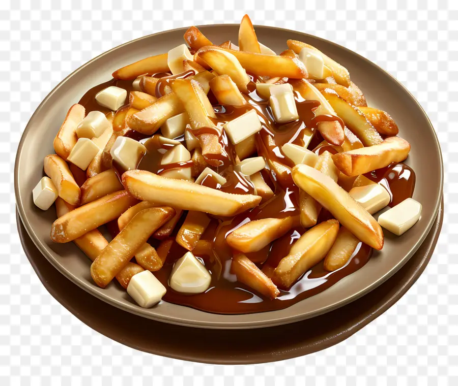 Poutine，Plat De Poutine PNG