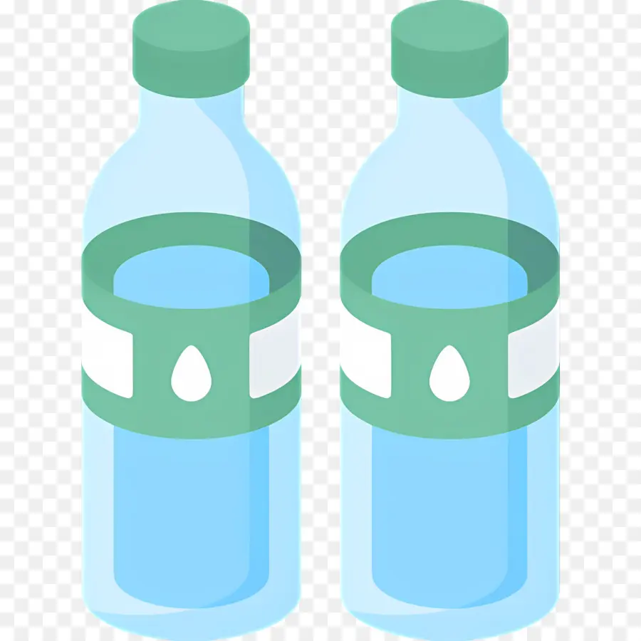 Eau Minérale，Deux Bouteilles D'eau PNG