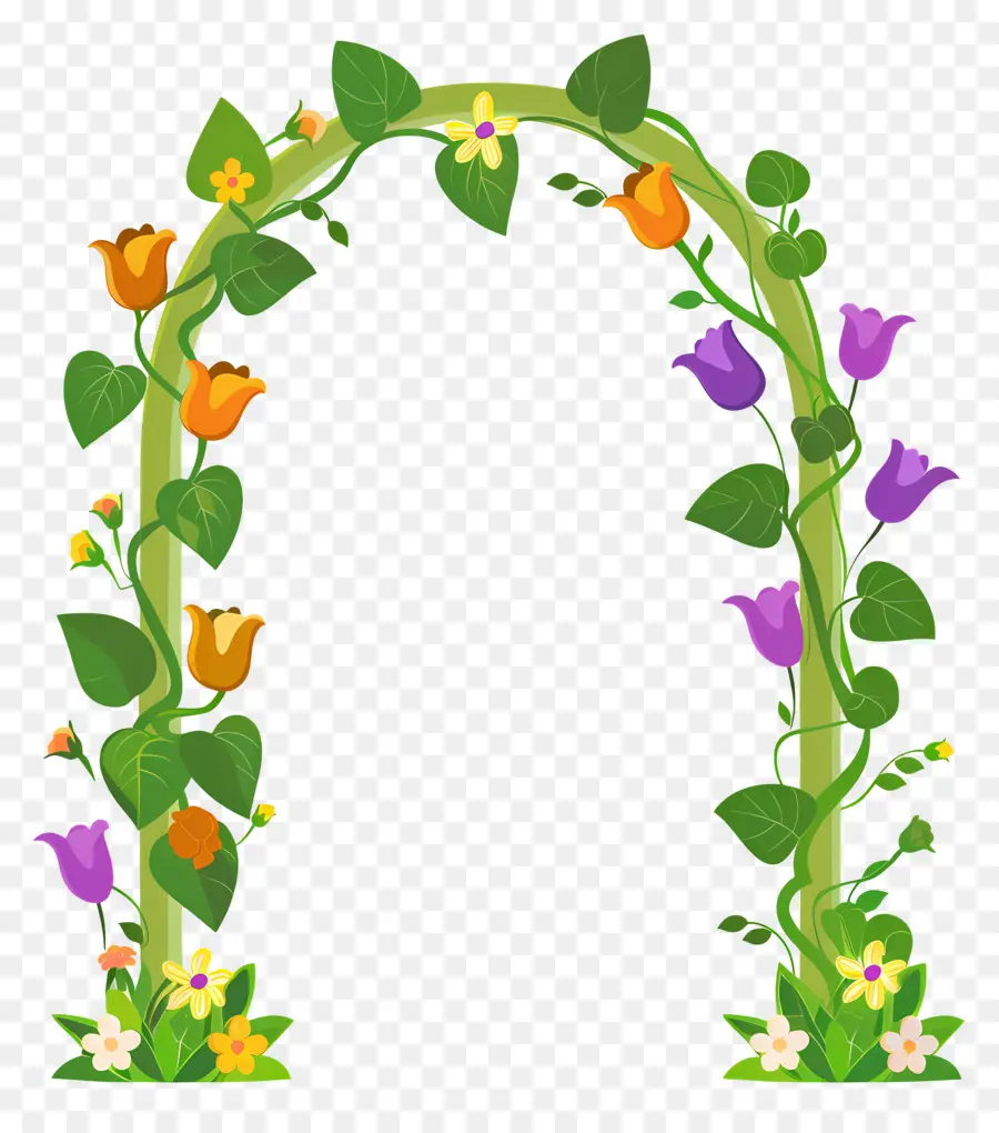 Arche Fleurie，Arche Florale PNG