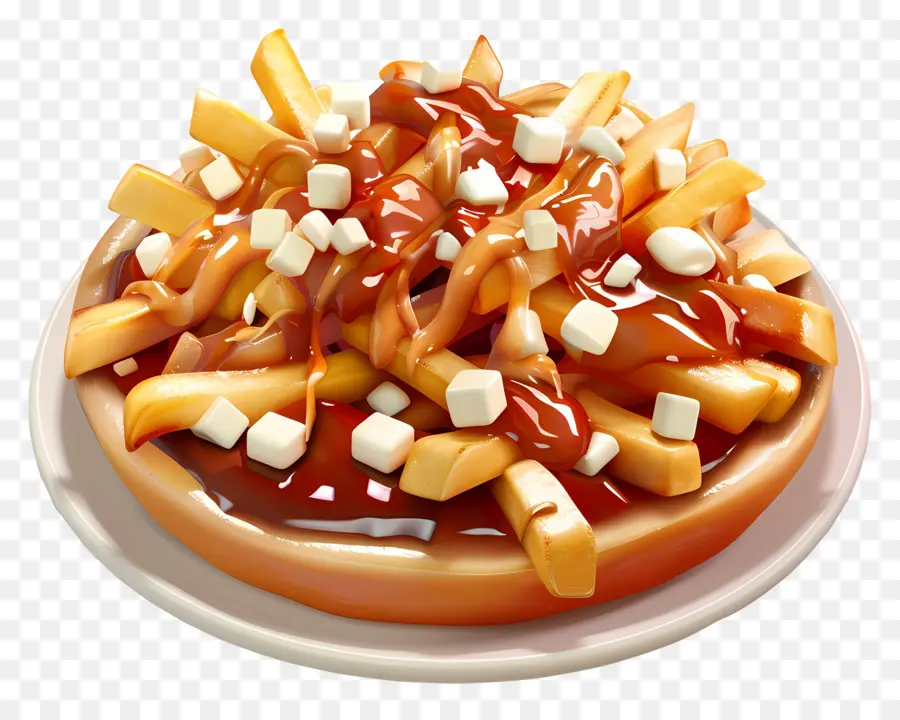 Poutine，Fromage En Grains PNG