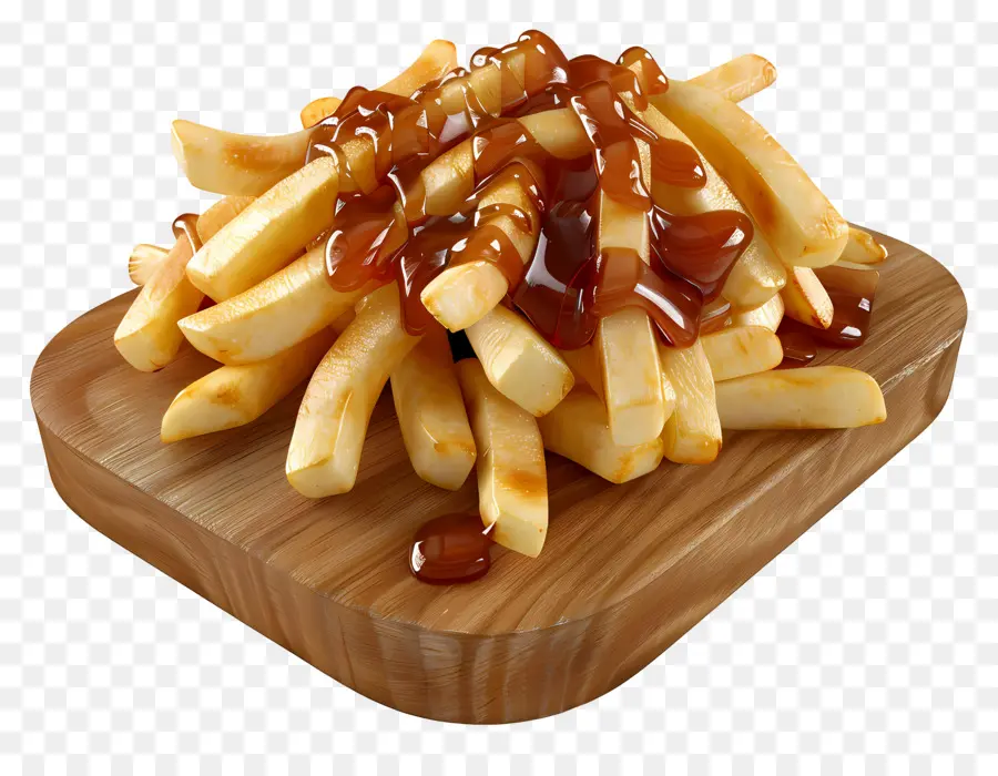 Poutine，Poutine Avec Sauce PNG