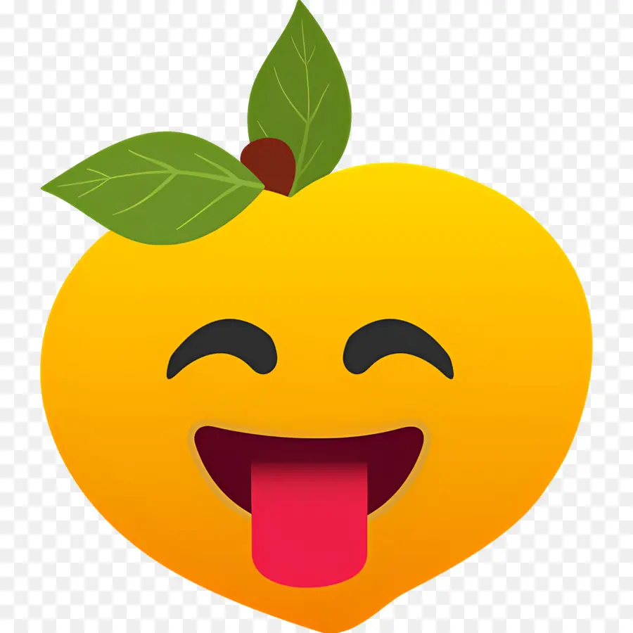 Pêche Emoji，Emoji Pêche PNG