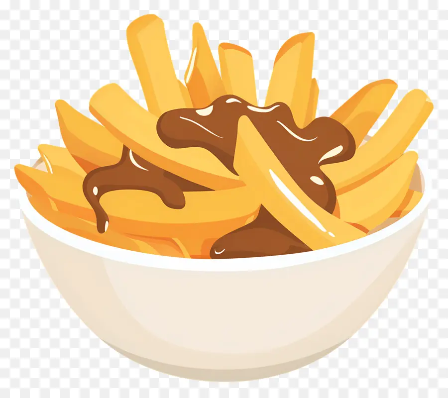 Poutine，Frites Avec Sauce PNG