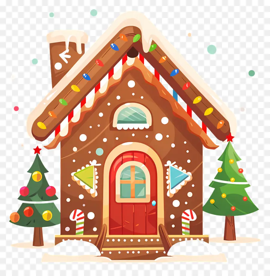 Maison En Pain D'épices De Noël，Maison En Pain D'épice PNG