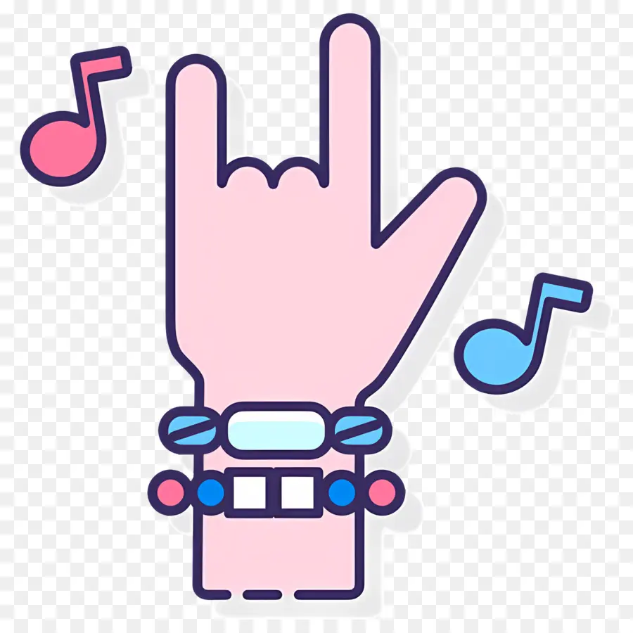 Musique Rock，Main De Roche PNG