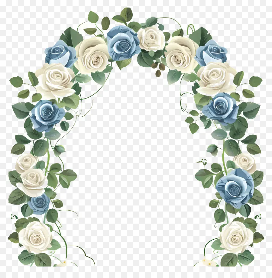 Arche De Mariage，Couronne Florale PNG