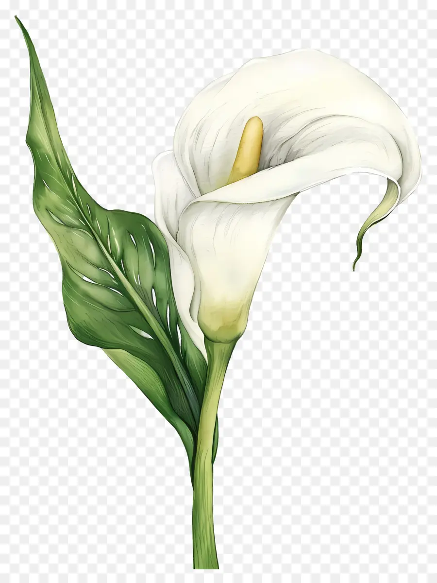 Lily Calla，Lys Calla Blancs PNG